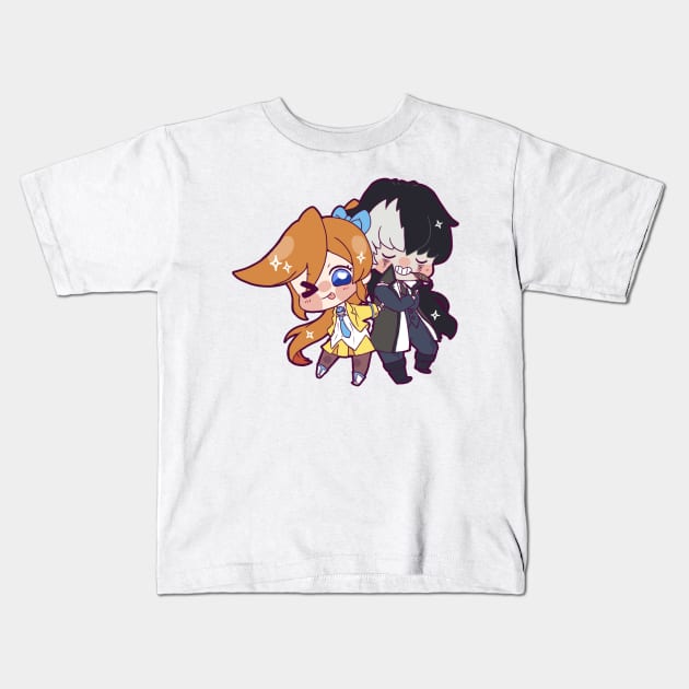 ATHENA & BLACKQUILL Kids T-Shirt by Potaaties